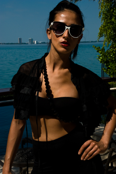 Male and Female model photo shoot of Joey Daoud and Merly B in Miami Beach
