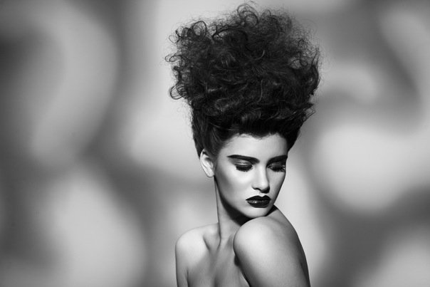 Female model photo shoot of Nico Scegiel  by Sean Armenta in sean armenta's studio, makeup by Ana Cruzalegui