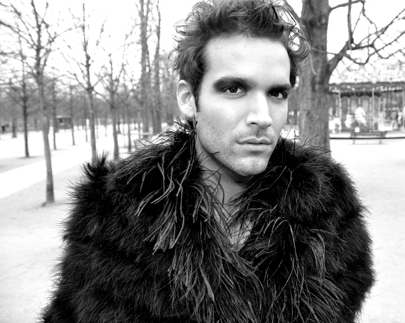 Male model photo shoot of boswell creative and vince  in paris - hair makeup - Sheri Lussier - art direction - Robert Lussier