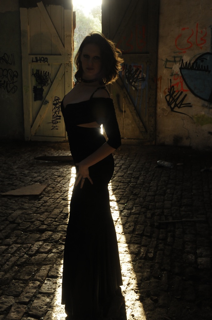 Female model photo shoot of Mirah Epstein by Raz Zor in Jerusalem, Israel, makeup by Beth Goldring