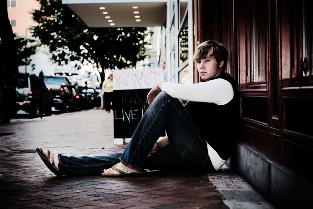 Male model photo shoot of Andrew T Bell in Downtown Norfolk