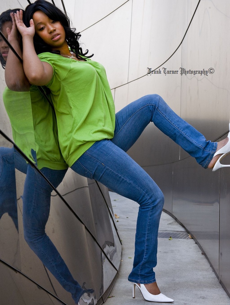 Female model photo shoot of Sxyhollywood in downtown los angeles