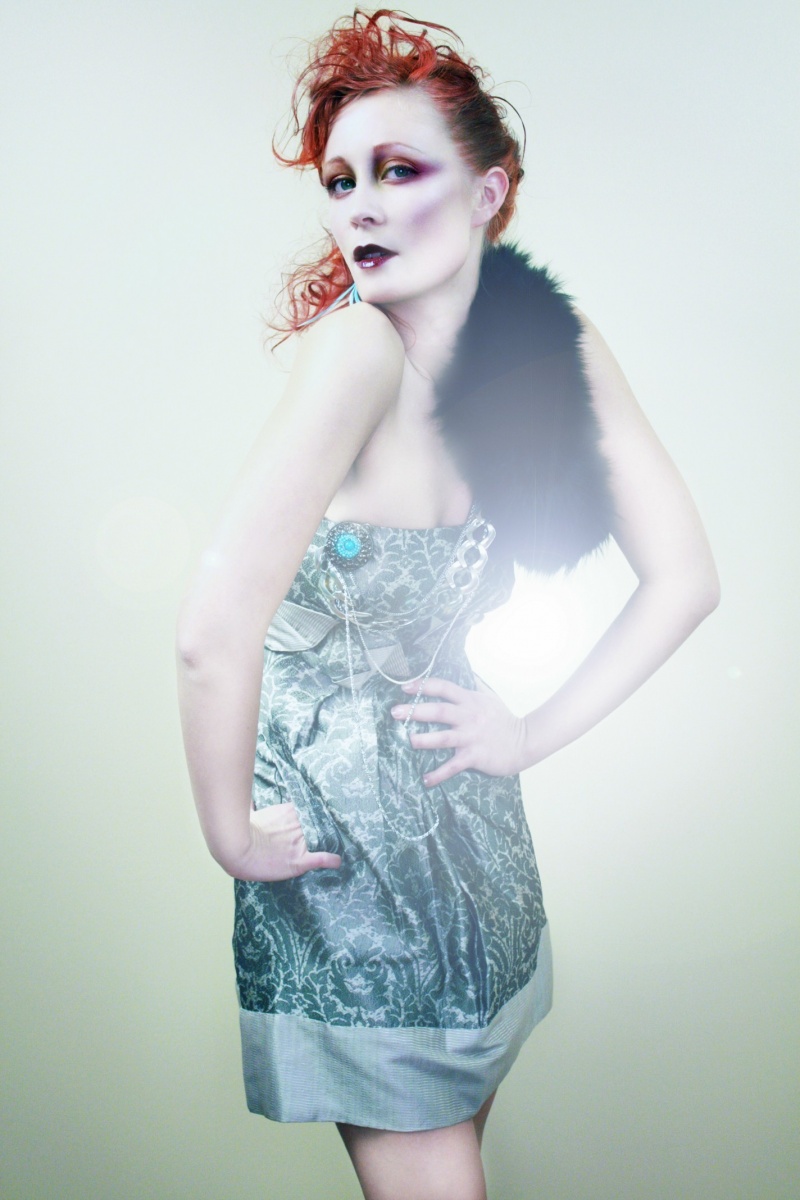 Female model photo shoot of AmieP by Matthew Burditt, makeup by Negar Hooshmand