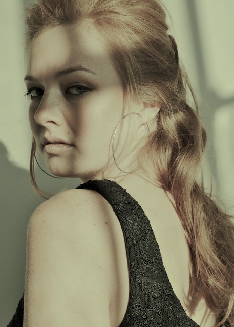 Female model photo shoot of Lesha Patterson in Studio La Mariposa