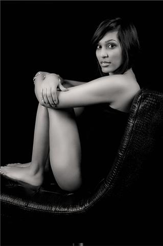 Female model photo shoot of Lakhmi by Jonas Gunn in Birmingham Studio