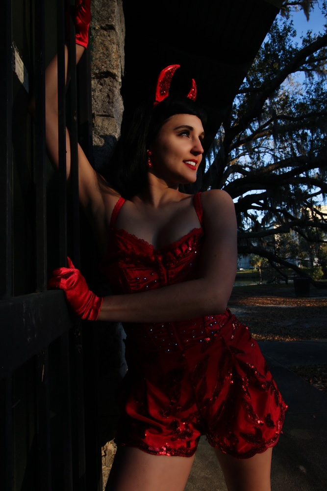 Female model photo shoot of Roxie le Rouge by Alas Vera in New Orleans