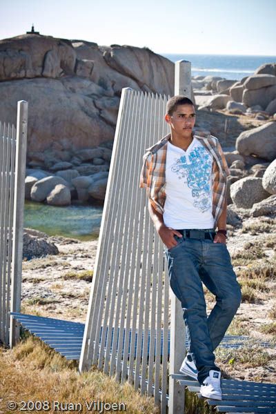 Male model photo shoot of RustyBeukes in Beach