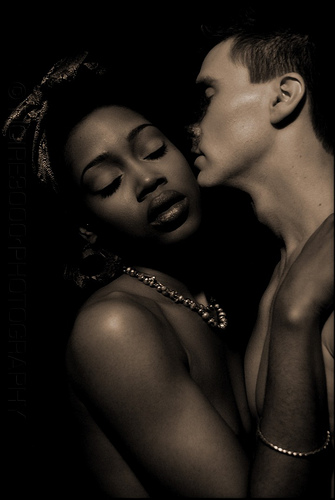 Female and Male model photo shoot of Shariane and Jared Russell by N3K Photo Studios, makeup by Lady Rolax DollFacesMUA