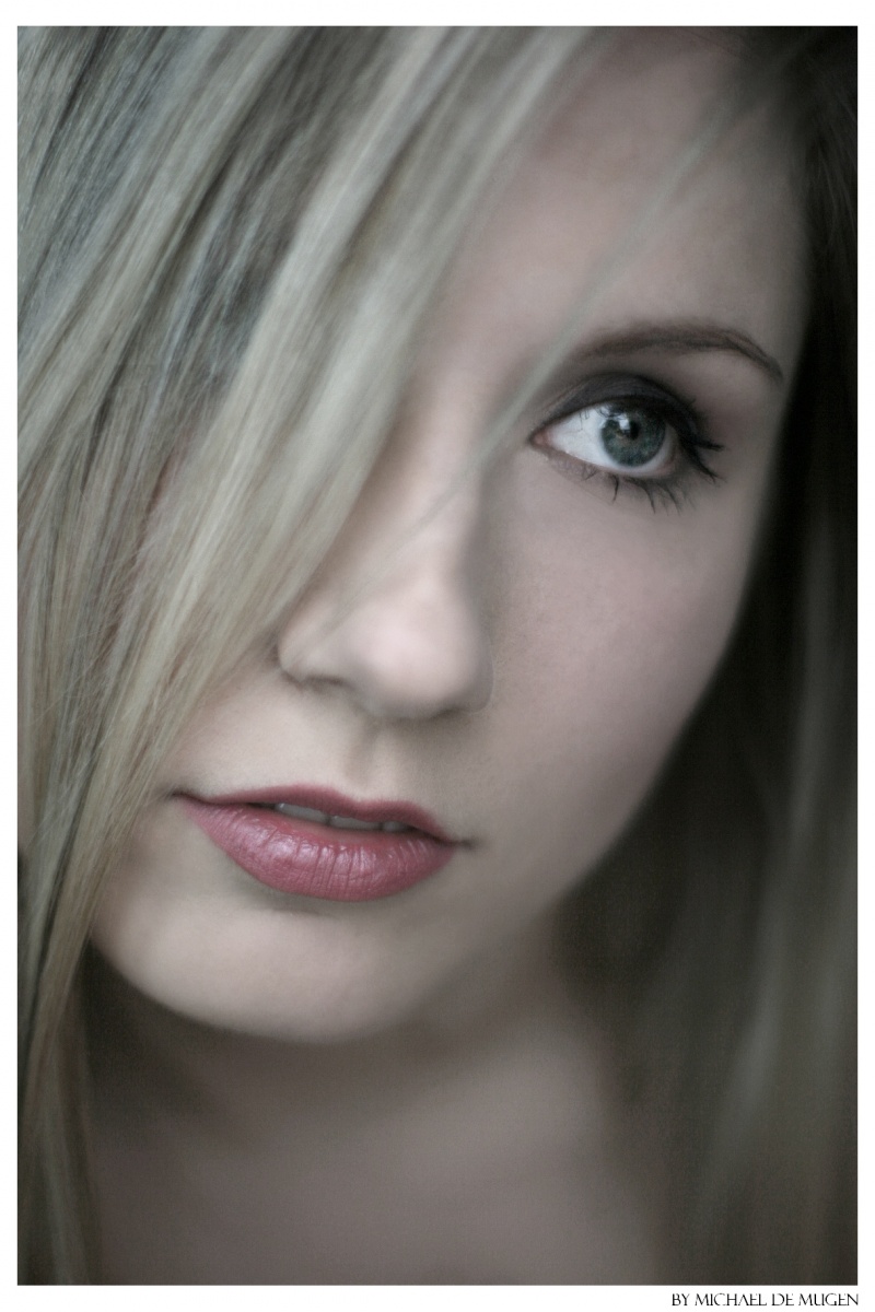 Female model photo shoot of Aenn by Michael de Mugen in Hotel Cologne