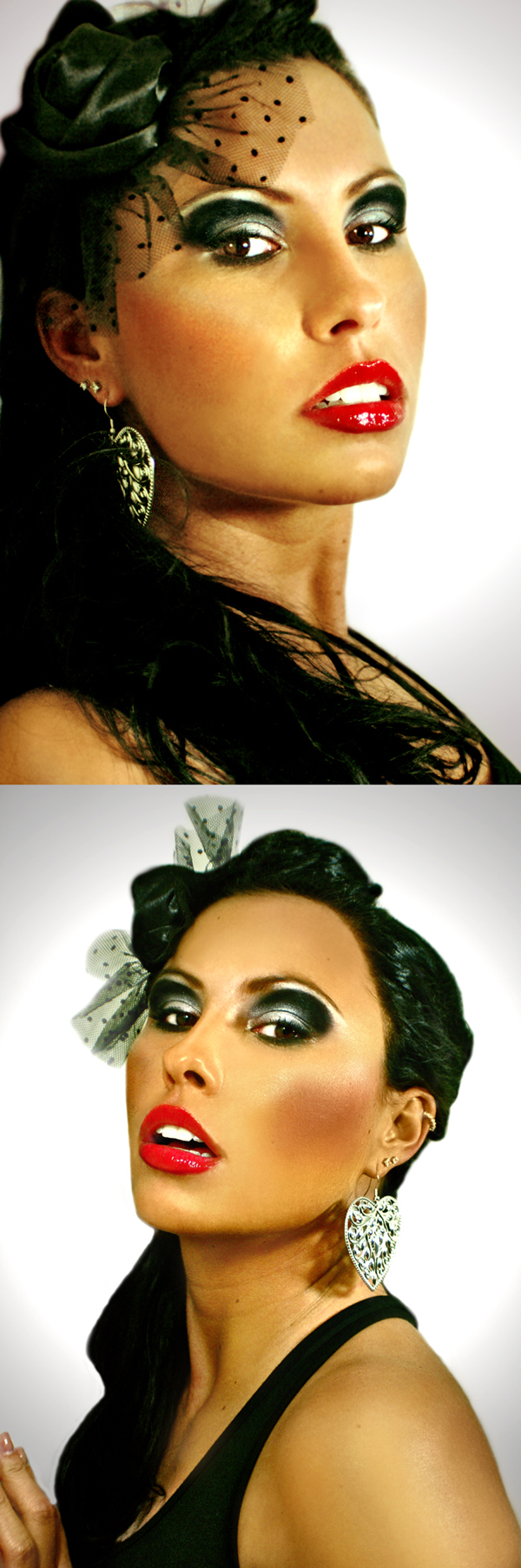 Female model photo shoot of Miss Crystal Belle by bobby Ray photo Art in New York, makeup by Justin Vaine Makeup