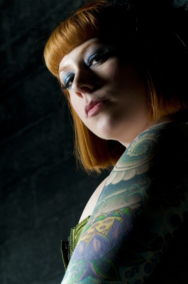Female model photo shoot of Scarlette Fury by JPs Digital Images in Catacombs..... http://www.myspace.com/catacombscol