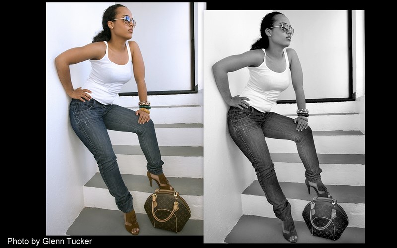 Female model photo shoot of Khamani Fox by Glenn Tucker in Bermuda
