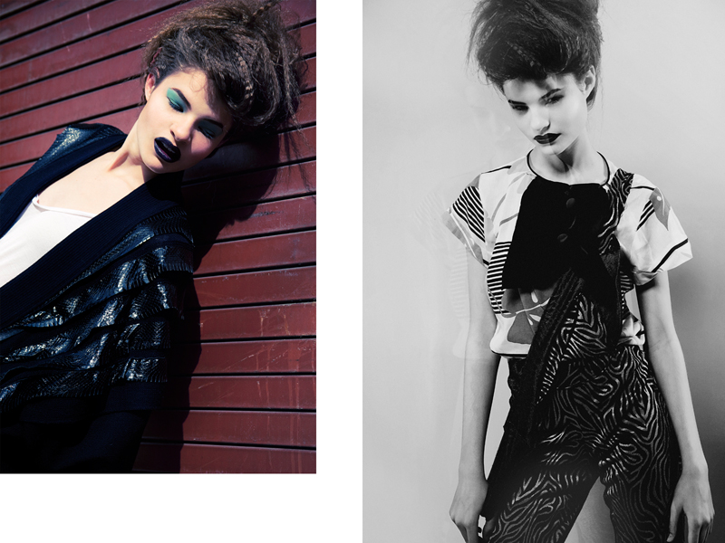 Female model photo shoot of RUTH RIVAS by Neil Sharum, wardrobe styled by van van and _ton_, makeup by __Allie__