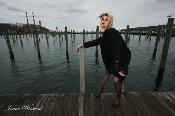 Female model photo shoot of Alisabeth Cortne in Port Jefferson Marina Long Island, NY