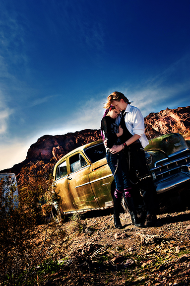 Female and Male model photo shoot of Fotique, TwiGGy BladeZ and Z McClooud in Nelson, NV