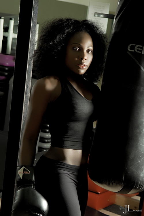 Female model photo shoot of ONYII in Golds Gym, Alexandria