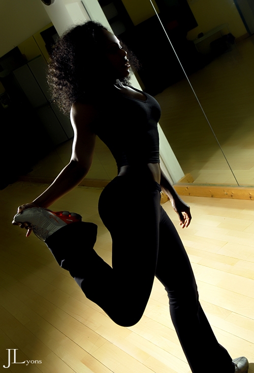 Female model photo shoot of ONYII in Gold Gym, Alexandria VA