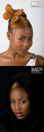 Female model photo shoot of ama yac by Maks Dikarev in Hollywood,FL, makeup by sharada baker