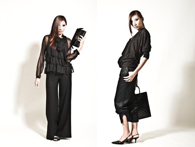 Female model photo shoot of S Emilia by Roger Chua in Studiscape