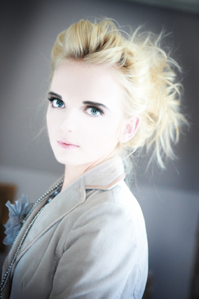 Female model photo shoot of Sarah Palmer, makeup by Chloe McCall