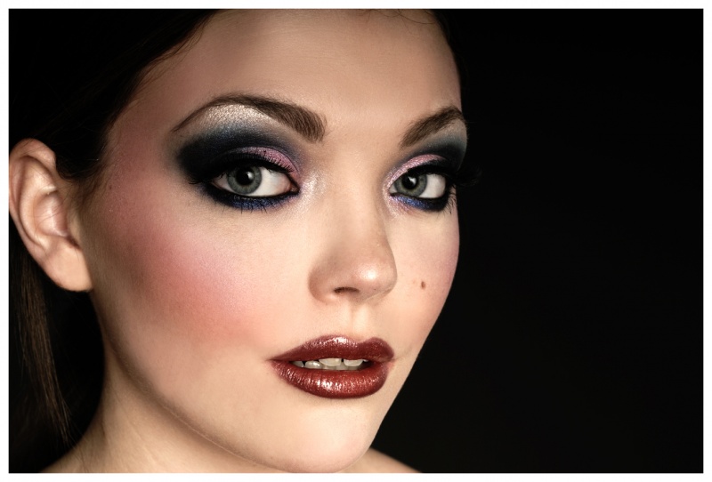 Female model photo shoot of Emily Alane, makeup by Aristocratic