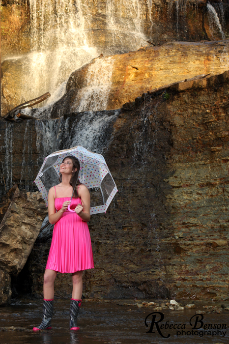Female model photo shoot of Rebecca Giese in Dunns Falls