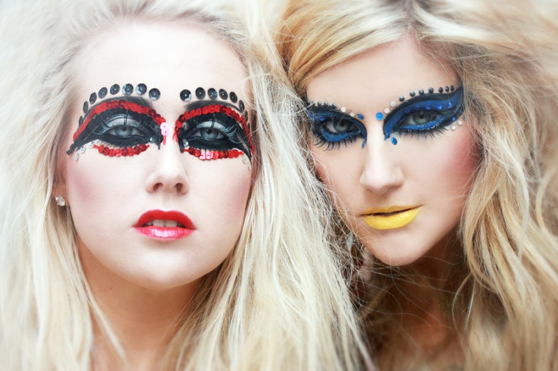 Female model photo shoot of Cerys Make-up Artist  in London