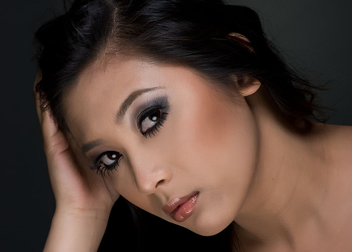 Female model photo shoot of Hoai Vy by PAULDO, makeup by Anha Nguyen