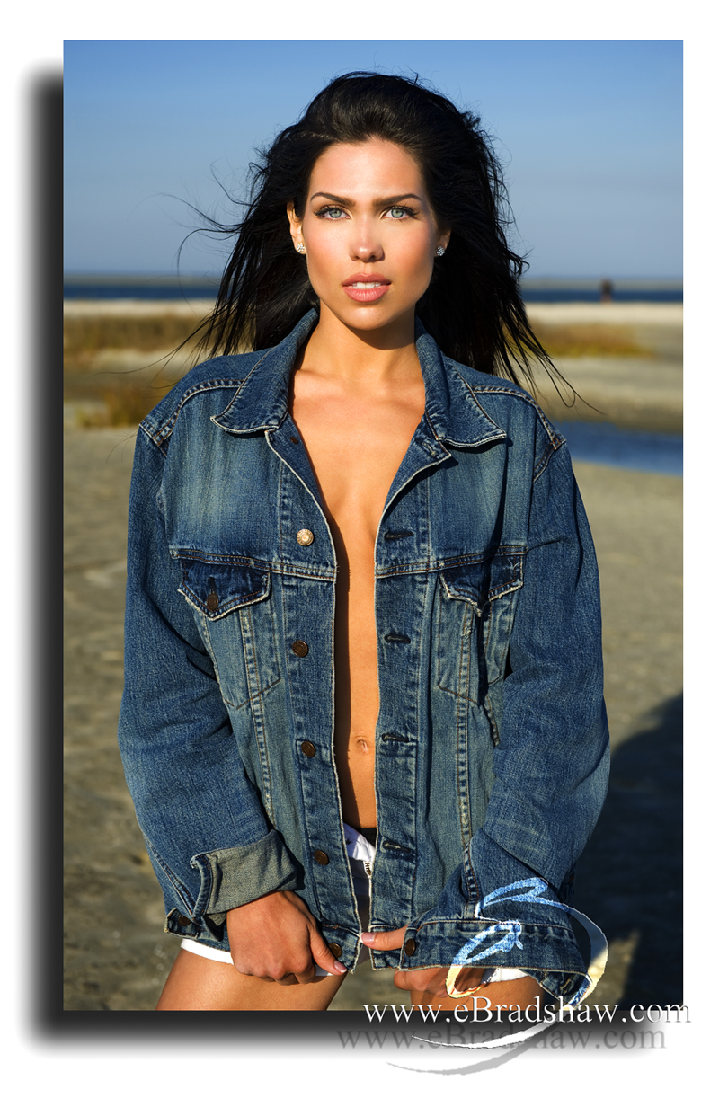 Female model photo shoot of Daniella Allen by eBradshaw in Folly Beach, SC