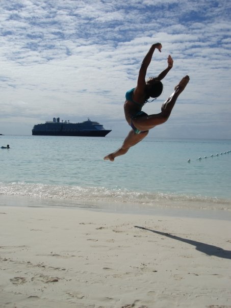 Female model photo shoot of Stacey Sherie in Half Moon Cay, Bahamas