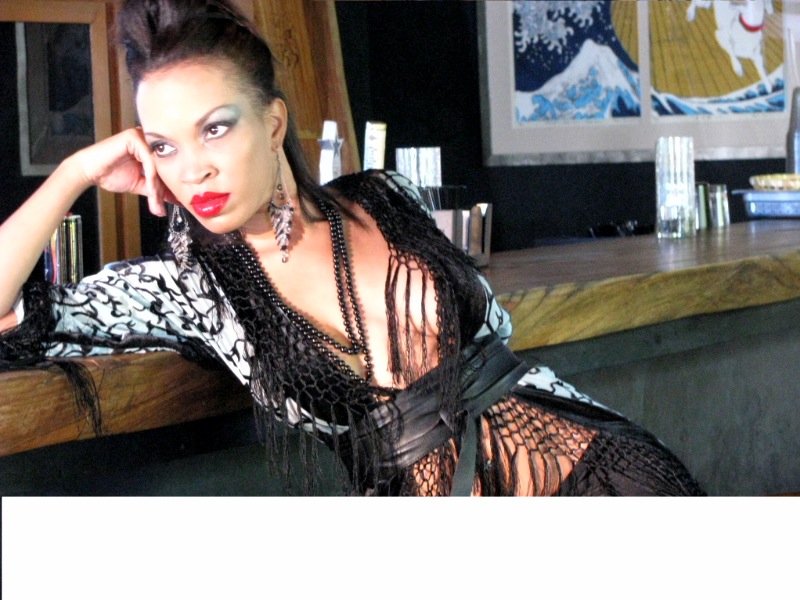 Female model photo shoot of Marisa DeVonish by VQICOM STUDIOS in Gonpachi Rest. -West Hollywood