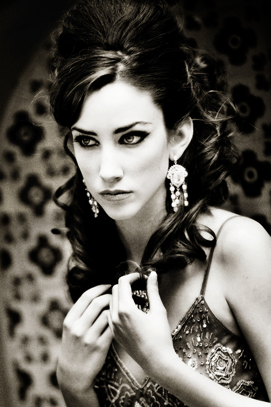 Female model photo shoot of Xaris Studio, hair styled by Amber Dexstress 4 hair, makeup by Matthew Uhl