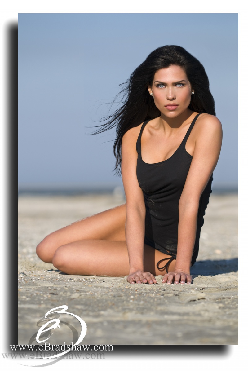 Female model photo shoot of Daniella Allen by eBradshaw in Folly Beach, SC