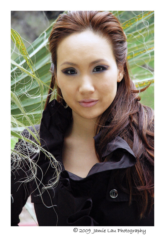 Female model photo shoot of Jamie Lau Photography in CA, makeup by Chikako Nakada