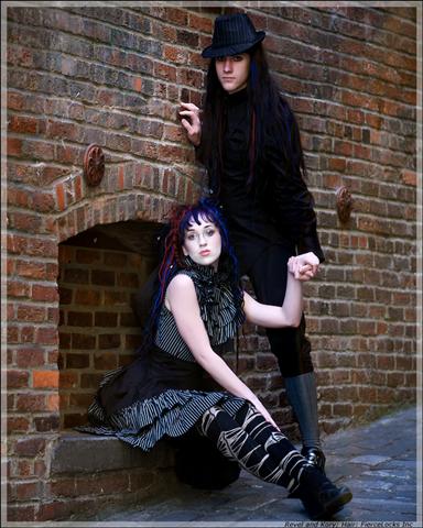 Female and Male model photo shoot of FierceLocks Inc, Revel and Kroy the MAD by ByteStudio in seattle ish