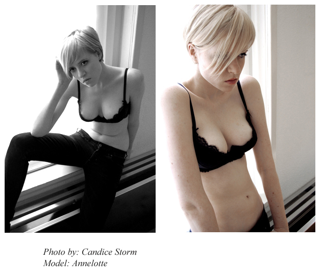 Female model photo shoot of Candice Storm and Annelotte