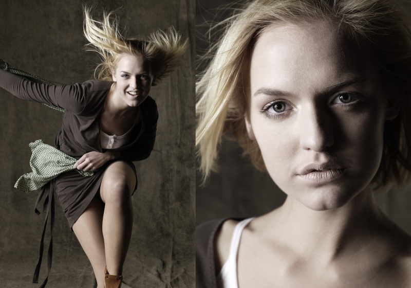 Male and Female model photo shoot of Studio Ljusspel and Rebecca Ploj in Nacka, Stockholm, Sweden, makeup by VadimStepanoff