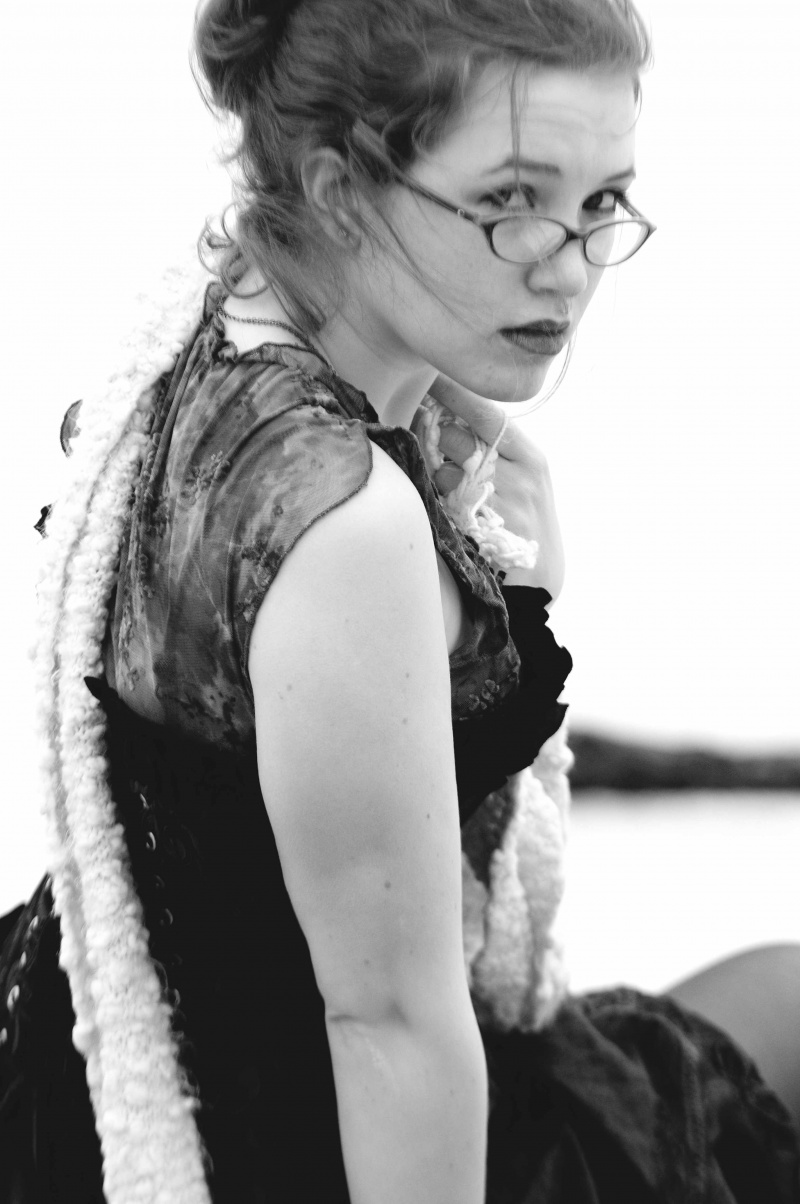 Female model photo shoot of Tessa Bea by Mark Drolias-Deceased- in Gallup Park, Ann Arbor MI