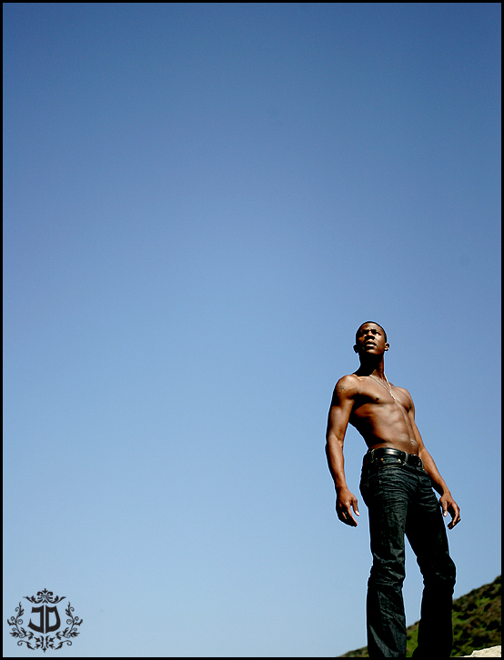 Male model photo shoot of Jonathan J Dwyer and Melvin S Ward in AZUSA CANYON, makeup by Makeup by Natalie D