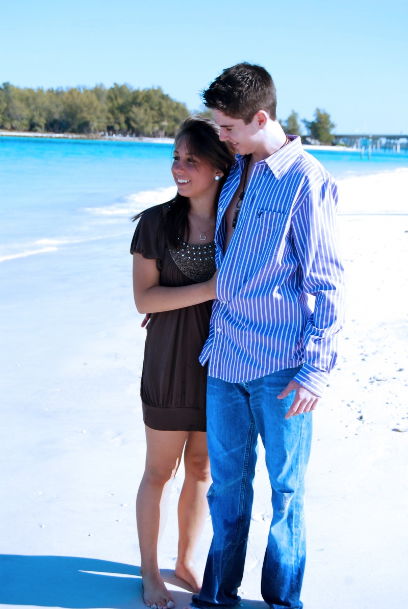 Female and Male model photo shoot of Erika J Donahue and Kyle Freiwald by Photostationfl Studio in BeerCan Island