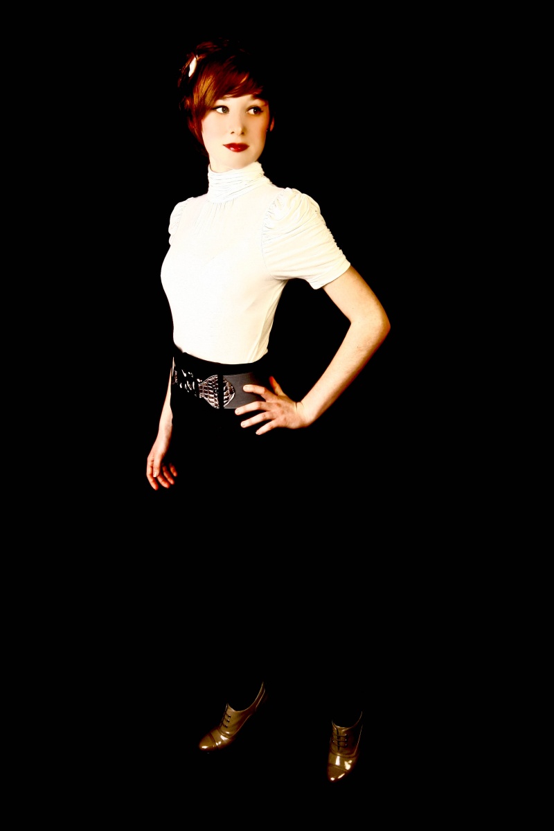 Female model photo shoot of Jenna Lingwood by Faye Oakwell in Studio, London.