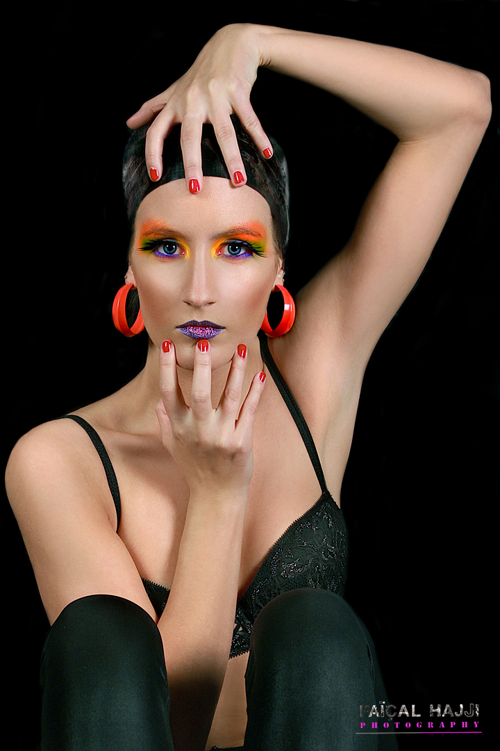 Male model photo shoot of Fh Studio Productions in FaiÃ§al's studio, makeup by Tatyana Sosin