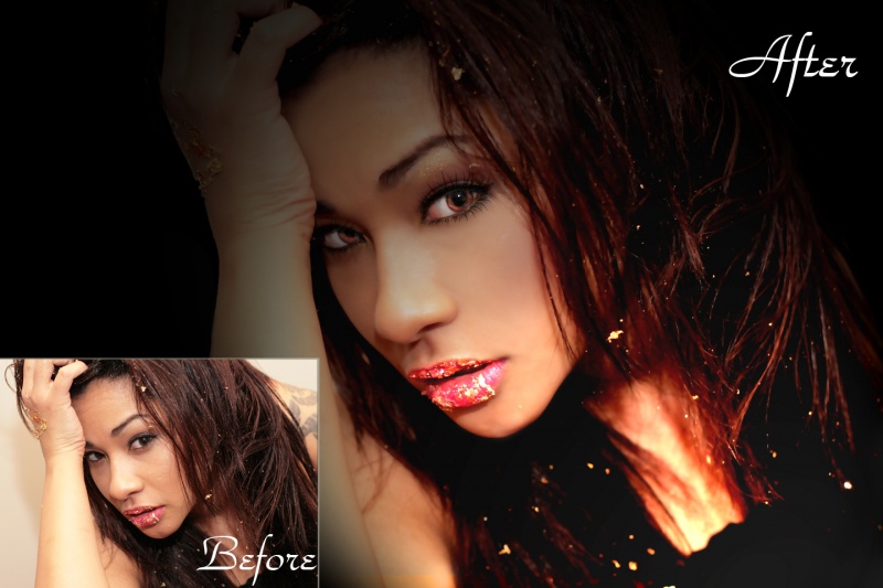 Female model photo shoot of XSavette DesignsX, makeup by Neeki Rodriguez MUA