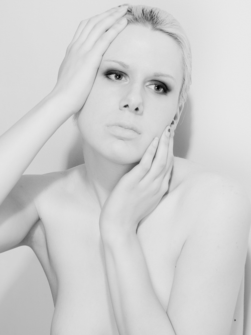 Female model photo shoot of Noir Ame by LWF