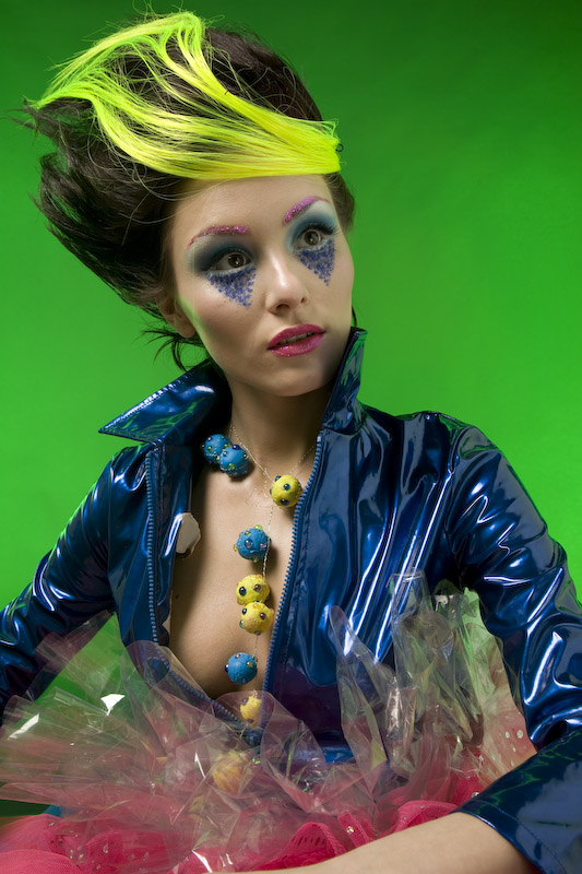 Female model photo shoot of Hros make up and Tinna Ros by Pixsmart in Reykjavik 11 mars 2009, hair styled by Katrin Sif