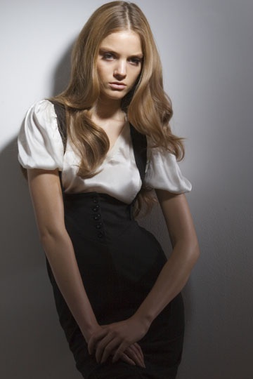 Female model photo shoot of ewa berton in New York 
