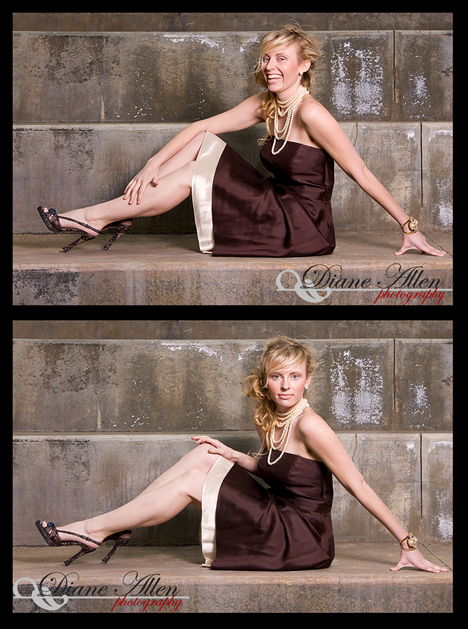 Female model photo shoot of Casey Roucher by Diane Allen Photography, makeup by catherine25