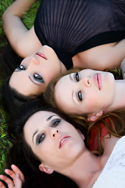 Female model photo shoot of Ashley Kent, Jennifer Sims and Kaydence Paige by Deborah Connors 