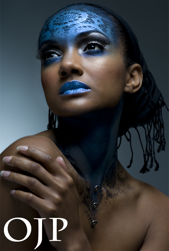 Female model photo shoot of Orada J Photography and Mekia Cox in OJP Studio, makeup by SchockMakeup and melanie melanie