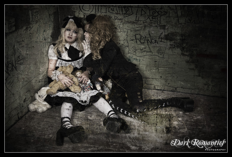 Male and Female model photo shoot of Dark Romantics , Deadly D0ll and Azzy B in High Wycombe